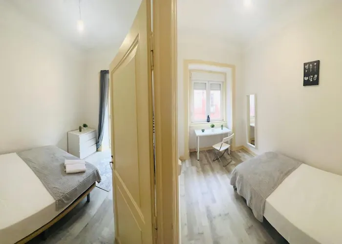 High Standard Rooms Central Lisbon, Super For Tourists